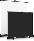 EMART Collapsible Chromakey Panel, 2-in-1 Black White Screen Backdrop