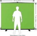 EMART 77 x 92 inch Collapsible Chromakey Panel Green Screen, Solid Aluminium Base Wrinkle-Resistant Fabric, Auto-Locking Air Cushion Frame - EMART INTERNATIONAL, INC (Official Website)