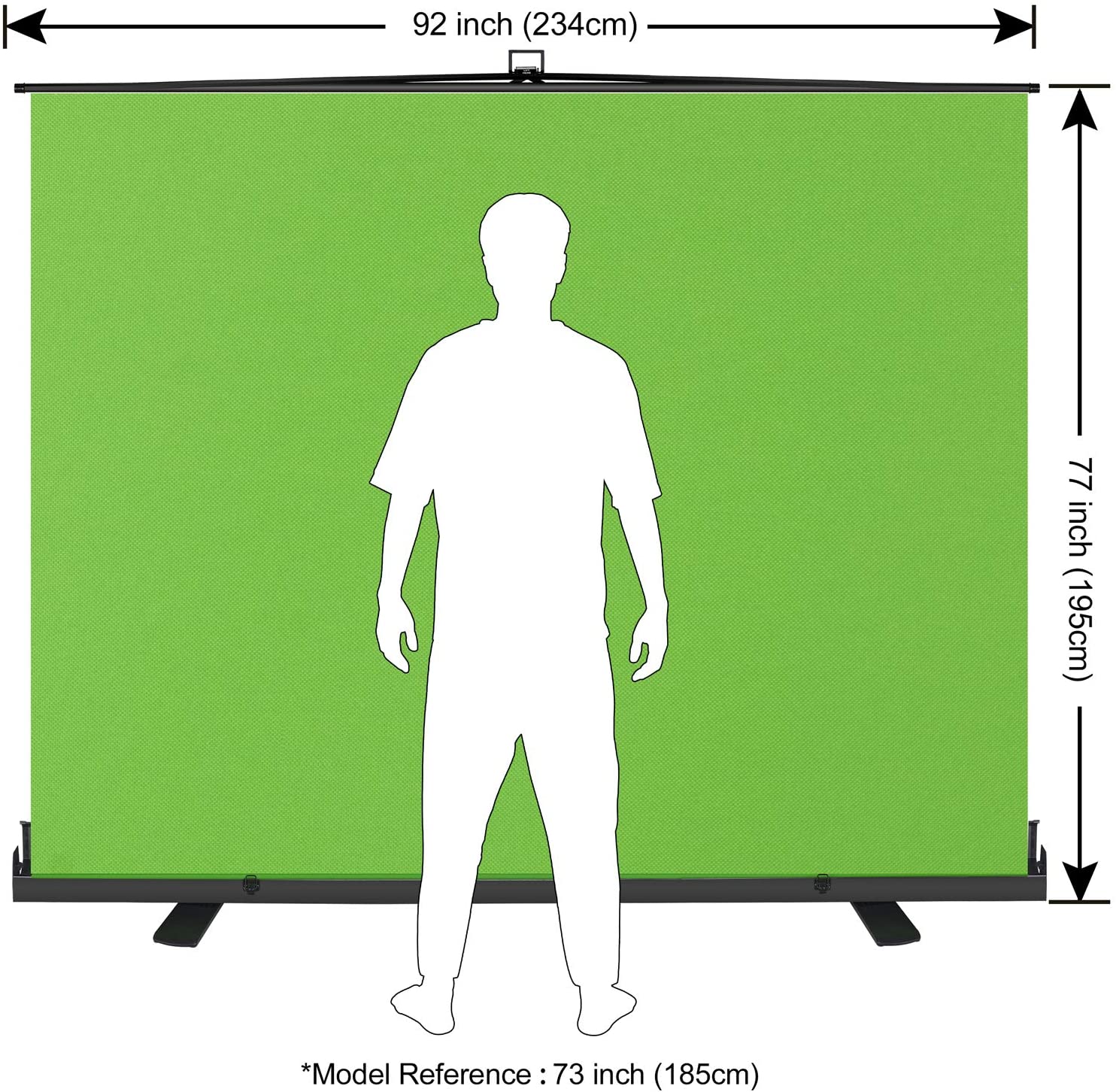 EMART 77 x 92 inch Collapsible Chromakey Panel Green Screen, Solid Aluminium Base Wrinkle-Resistant Fabric, Auto-Locking Air Cushion Frame - EMART INTERNATIONAL, INC (Official Website)